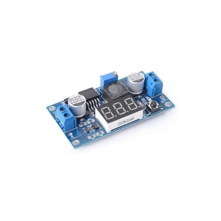 LM2596S Ayarlanabilir Gerilim Gösteren LEDli Gerilim Azaltıcı Modülü