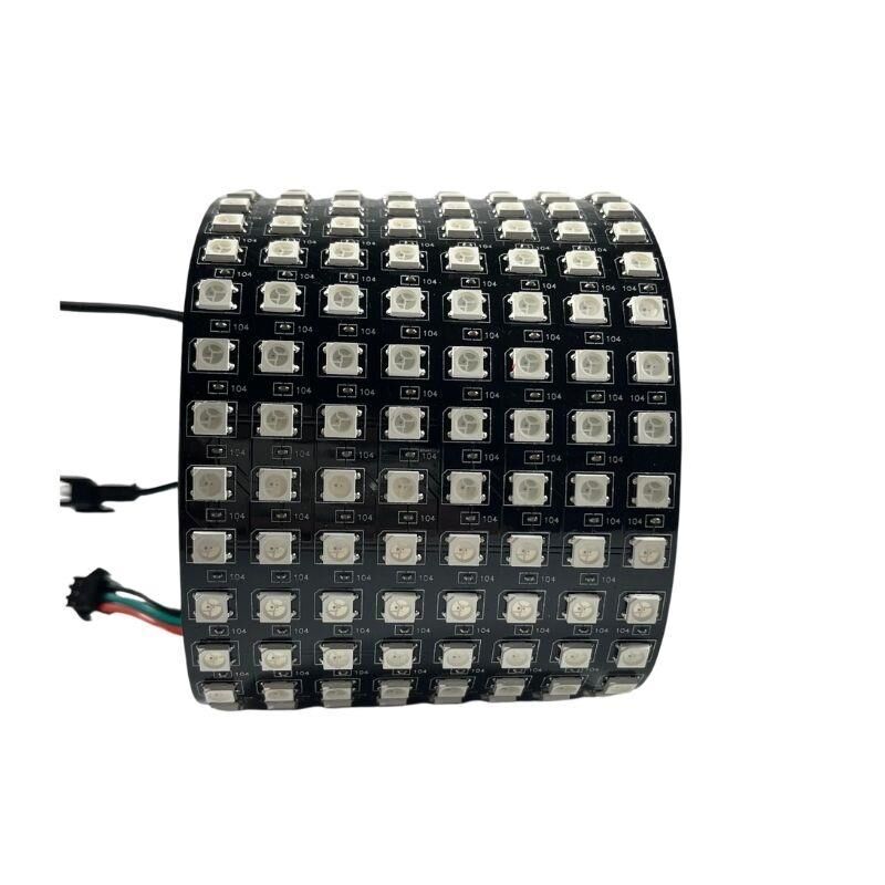 WS2812B Matrix Dijital Esnek Ekran 8x32 RGB Led Ayrı Ayrı Adresli Matrix Ekran 5V