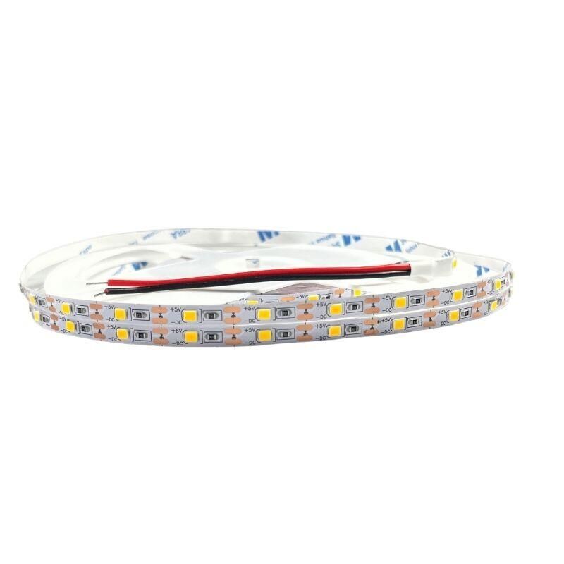 5 Volt Şerit Led 5MM 60 Ledli Amber(Sarı) 2835 5V Şerit Led 5M