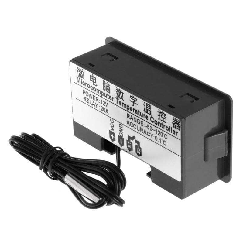 W3230 Termostat 12V Sıcaklık Kontrol Cihazı - Röle Çıkış