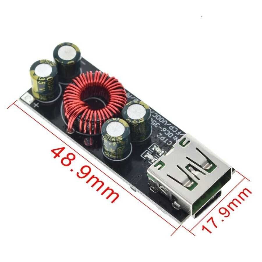 Hızlı Şarj Devresi 6-35V QC4.0 QC3.0 Telefon Uyumlu