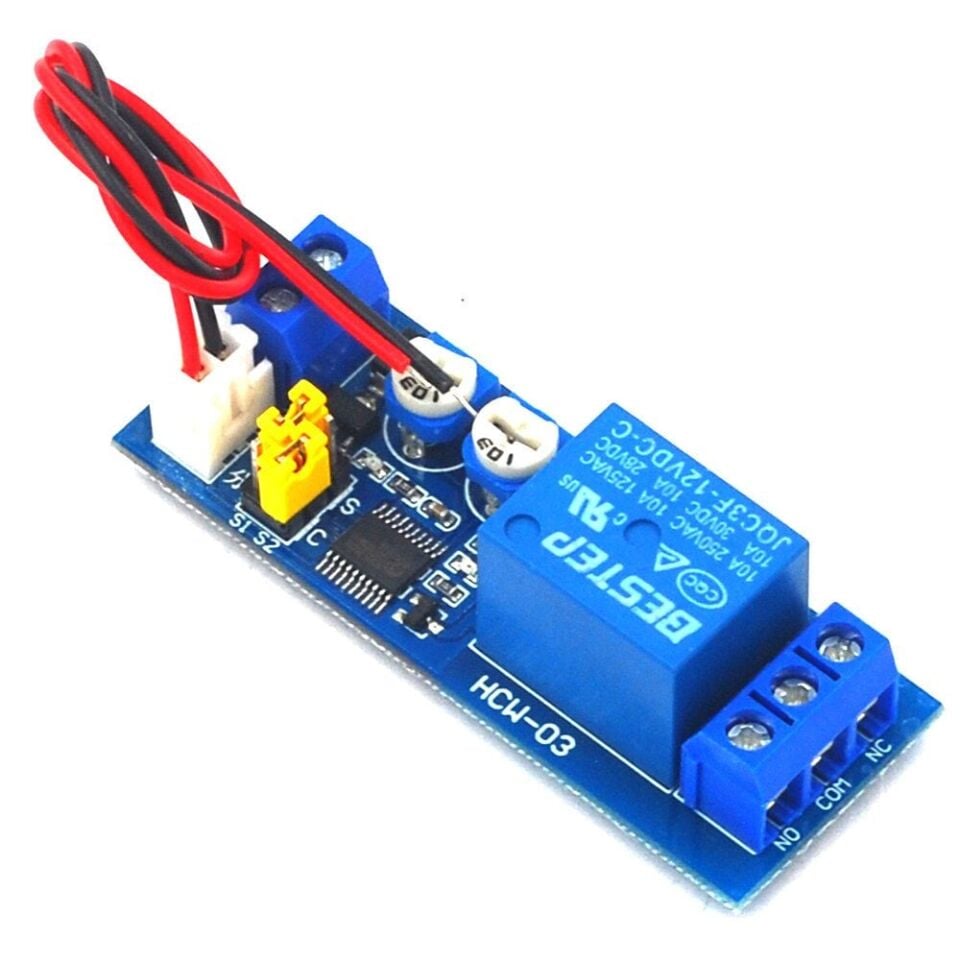 HCW-03 12V Çift Ayarlı Zaman Gecikme Röle Modülü - Sürekli Döngü