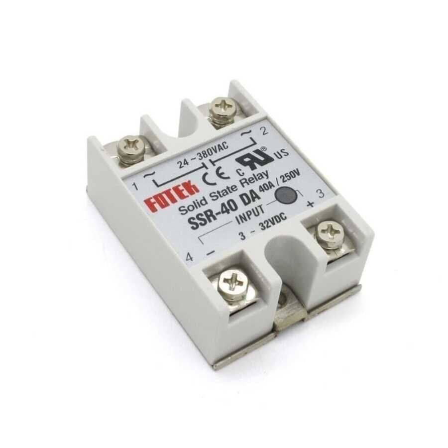 SSR-40DA 40A Sıcaklık Kontrol Katı Hal Rölesi (SSR)