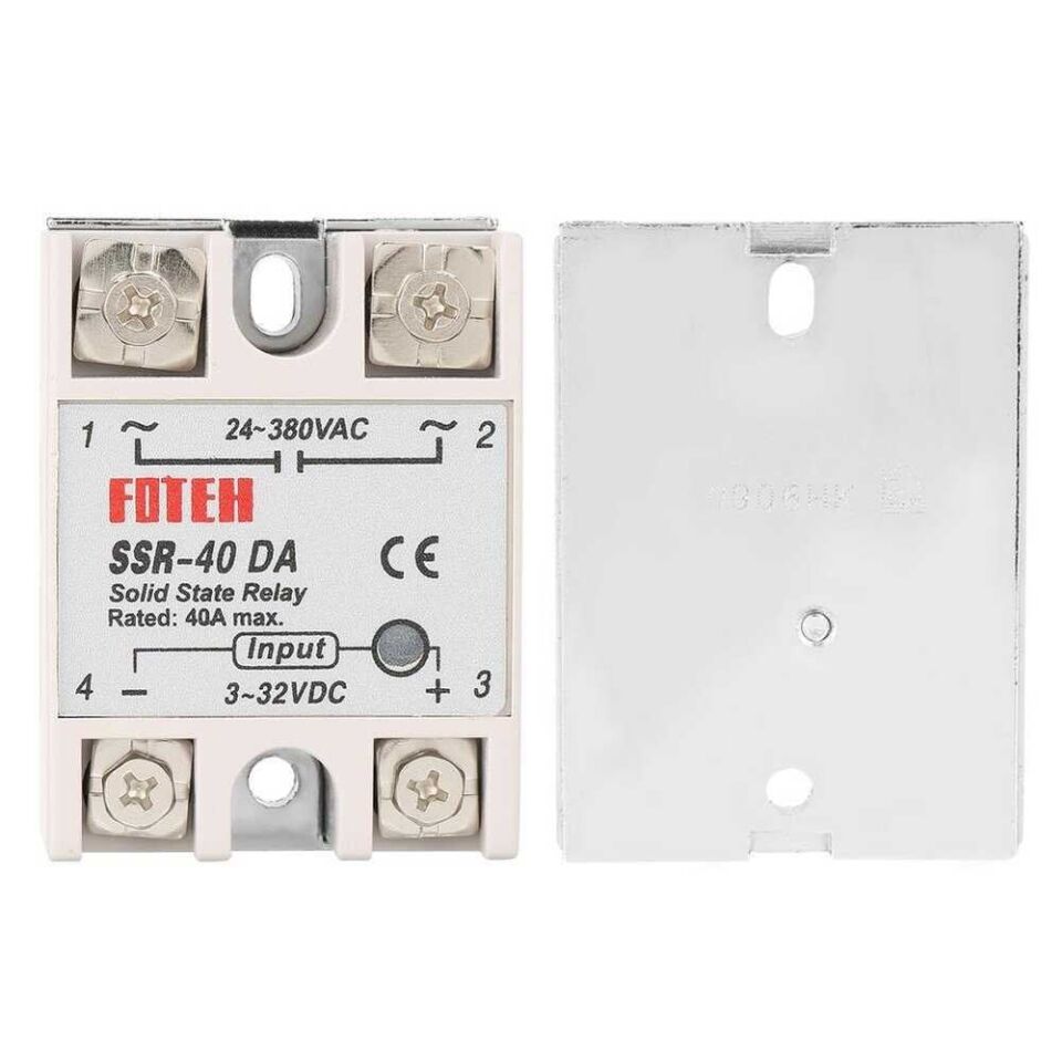 SSR-40DA 40A Sıcaklık Kontrol Katı Hal Rölesi (SSR)