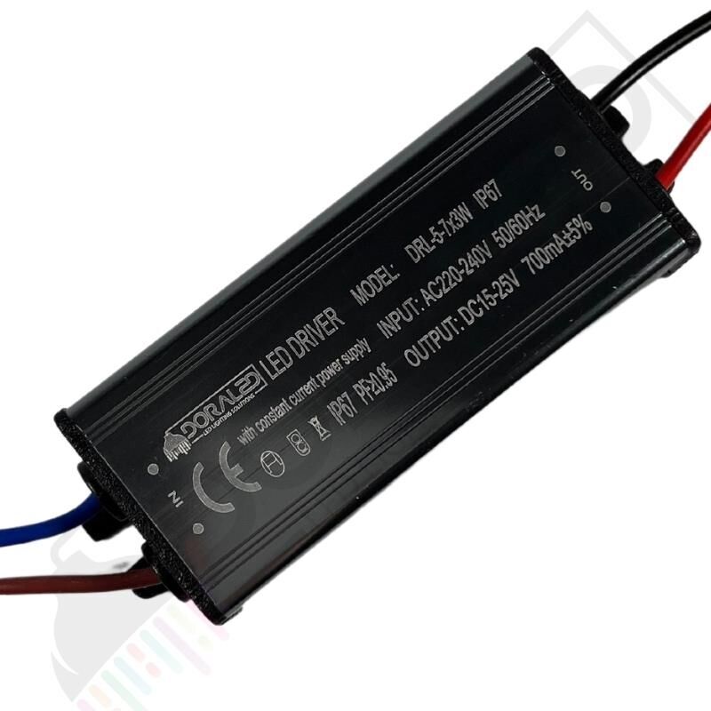 5-7X3W 700Ma 15-25V Power Led Driver IP67 Power Led Sürücü
