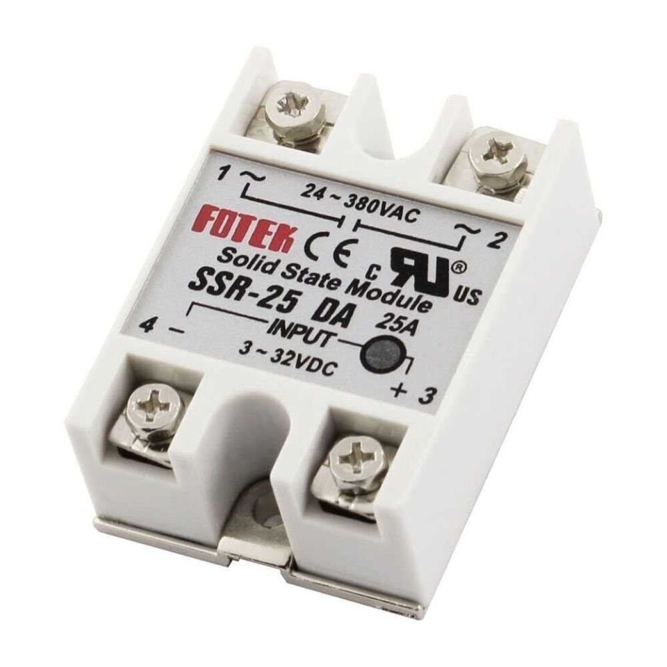 SSR-25DA 25A Sıcaklık Kontrol Katı Hal Rölesi (SSR)