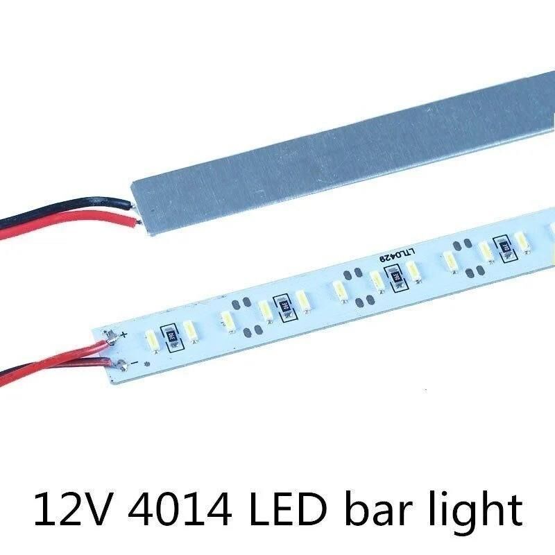 12 Volt 4014 Ledli Led Bar Alüminyum Çubuk Led 144 Sık Ledli Natural Beyaz 4000-4500K 100cm 12V