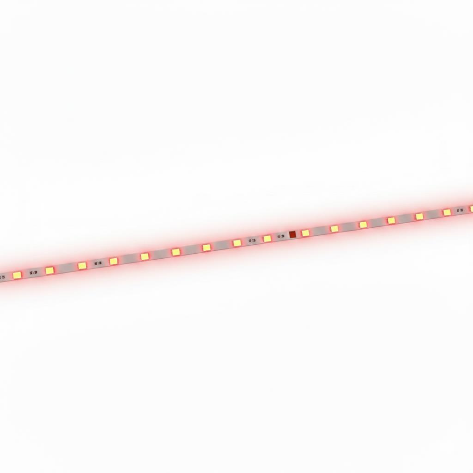 4mm 12V Alüminyum Çubuk Led Bar Kırmızı 120Ledli 100cm 12Volt