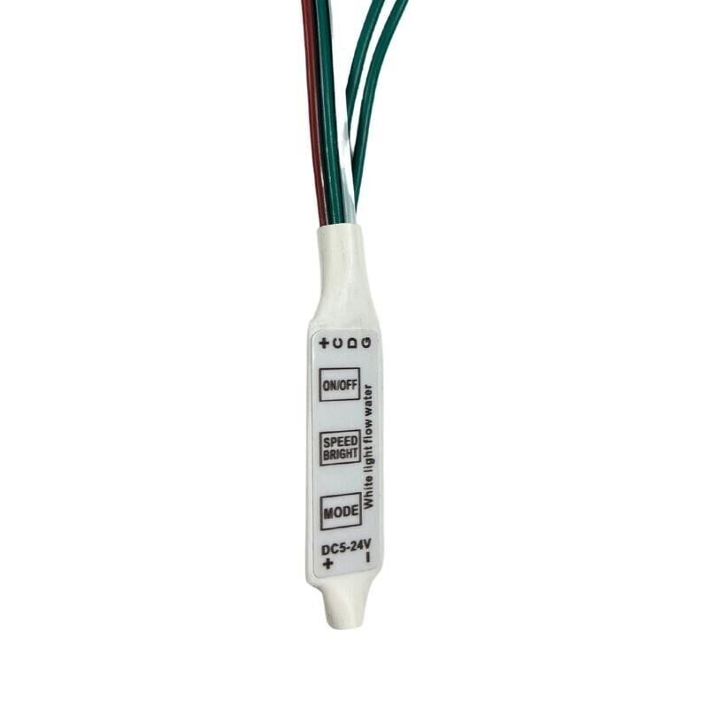 5-24V Mini Tek Renk Yürüyen Pixel Şerit Led Kontrol Devresi WS2811 Su Akan Anahtarlı Kontrol Devre