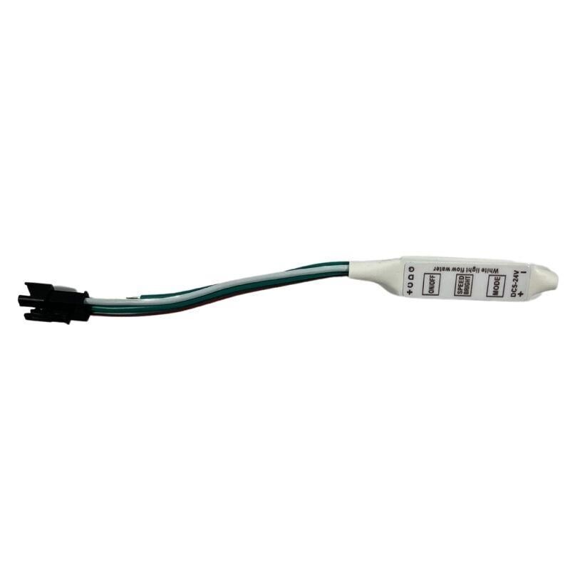 5-24V Mini Tek Renk Yürüyen Pixel Şerit Led Kontrol Devresi WS2811 Su Akan Anahtarlı Kontrol Devre