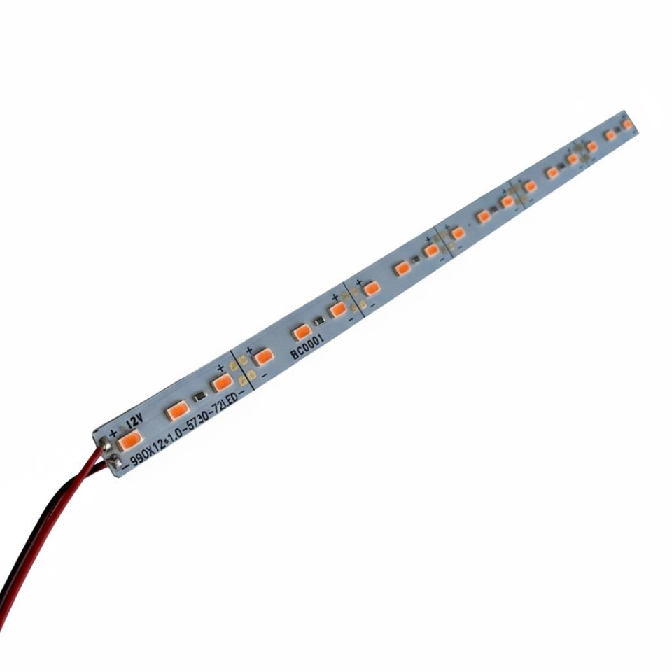 Grow Led 12V Full Spectrum Led Bitki Büyütme Ledi Alüminyum Kasalı 50cm