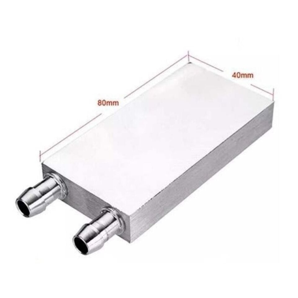 Su Soğutma Bloğu 40x80x12mm Alüminyum Soğutucu Heatsink