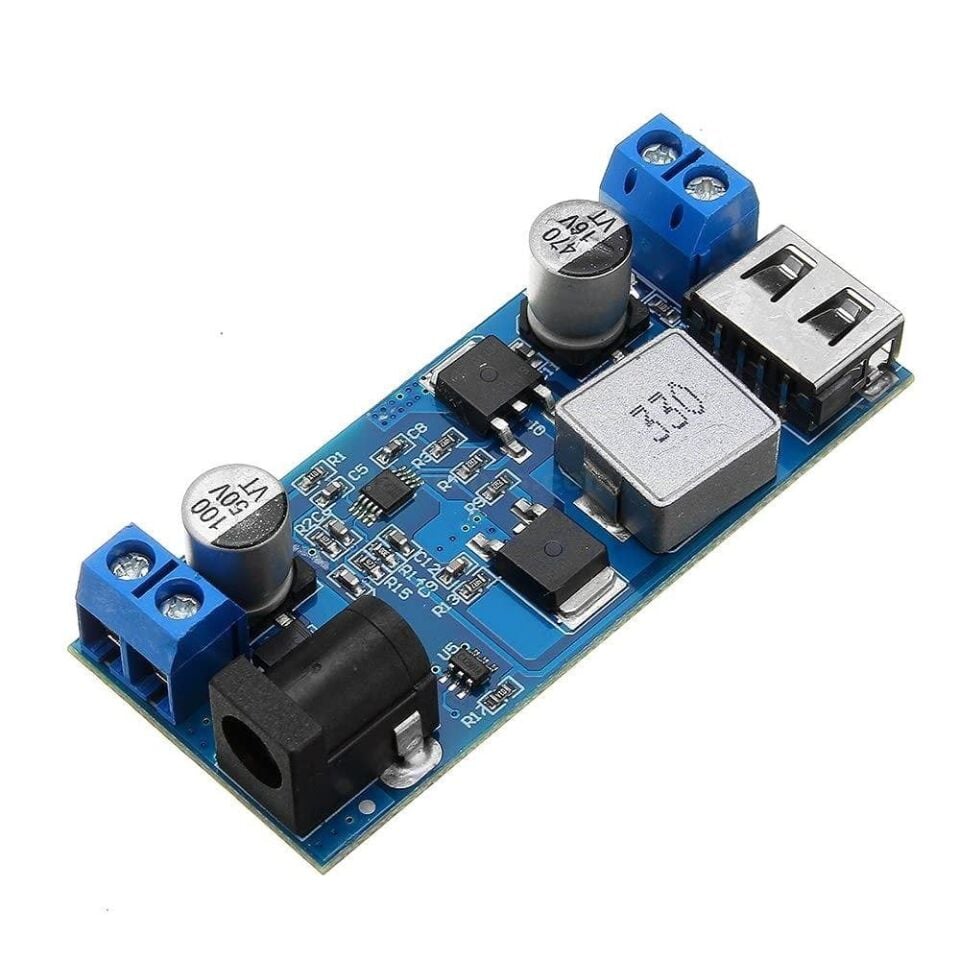 5A Voltaj Düşürücü Modülü 24V/12V - 5V