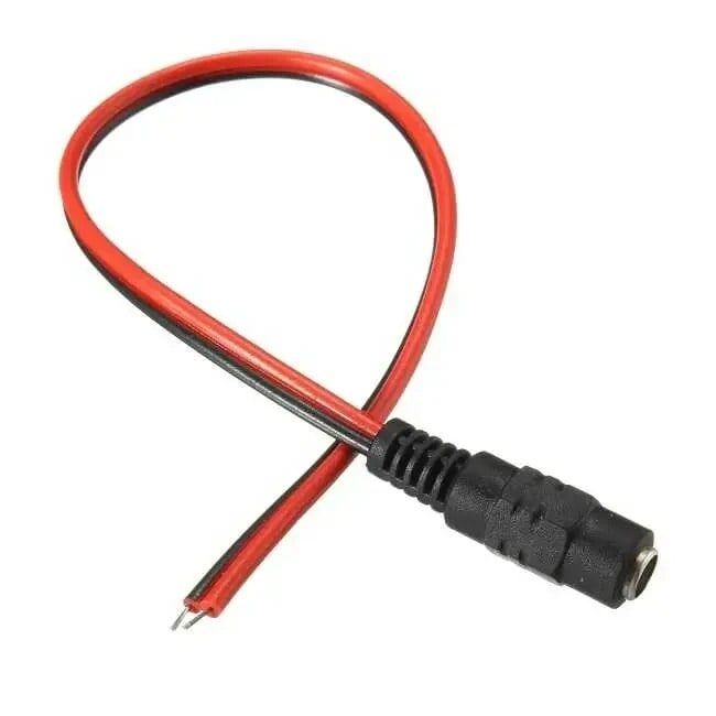 2.1mm Kablolu Jack Dişi - 20 cm Kablo
