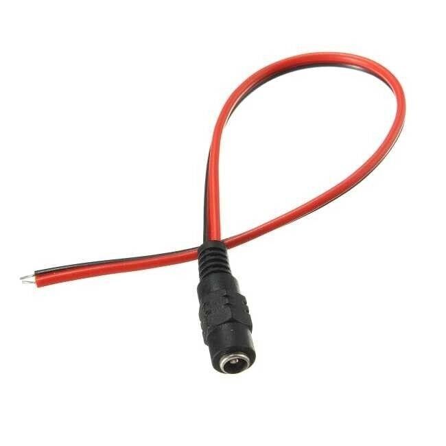 2.1mm Kablolu Jack Dişi - 20 cm Kablo