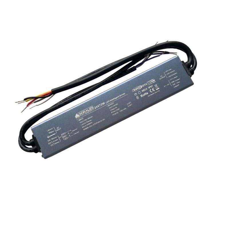 DC24V 72W 3A  DALİ DİM DT8, PUSH DİM ,0-10 DİM CCT İP67 TUNABLE