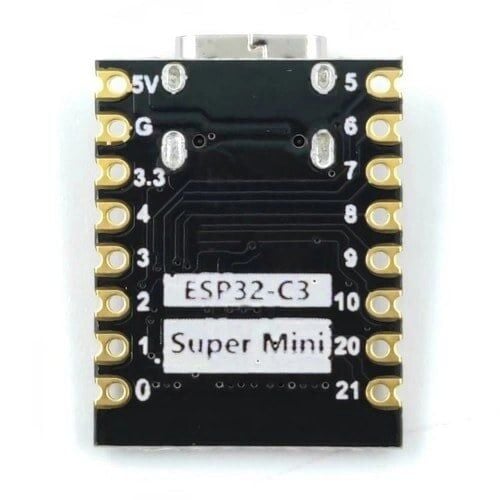 ESP32-C3 Super Mini WiFi ve Bluetooth Modülü