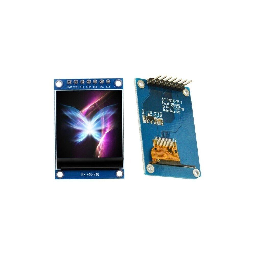 ST7789 1.3 inç 240x240 IPS HD TFT LCD OLED Ekran Modülü
