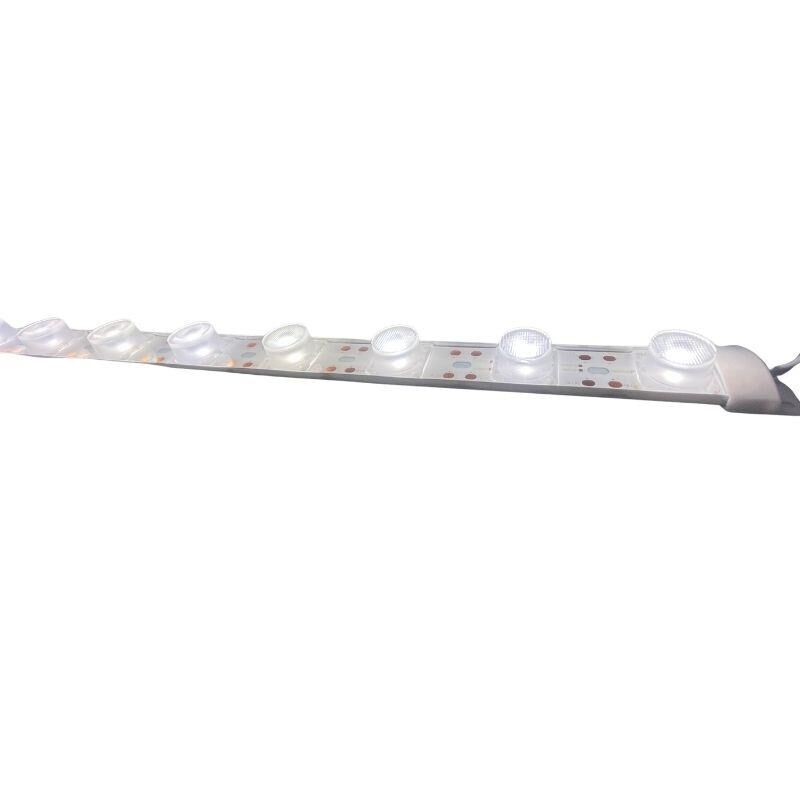 12V 100CM 18LEDLİ 27W MERCEKLİ LED BAR ÇUBUK LED 30DERECE LENSLİ İP65 Beyaz 6500K