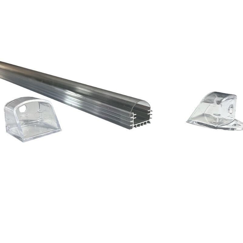 Lineer Alüminyum Boş Kasa Profil - Led Bar Boş Kasa Şeffaf Cam 1Metre 2 Kanallı