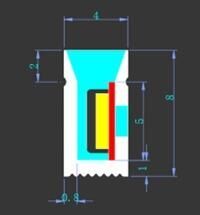 12x10mm 3000K Gün Işığı 12 Volt 25M Flat Neon Led 2,5Cm de Bir kesilebilir Mobilya Gömme Düz Neon