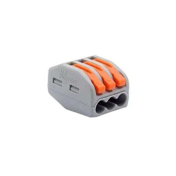 3-Pin Vidasız Tek Yönlü Klemens - 12-28AWG CH-213