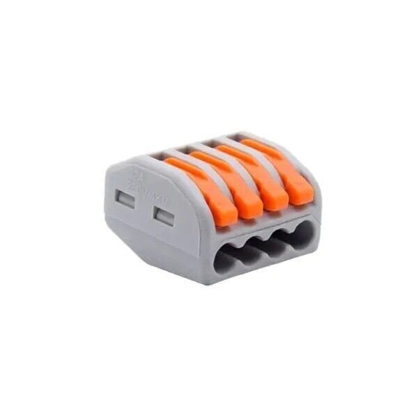 4-Pin Vidasız Tek Yönlü Klemens - 12-28AWG CH-214