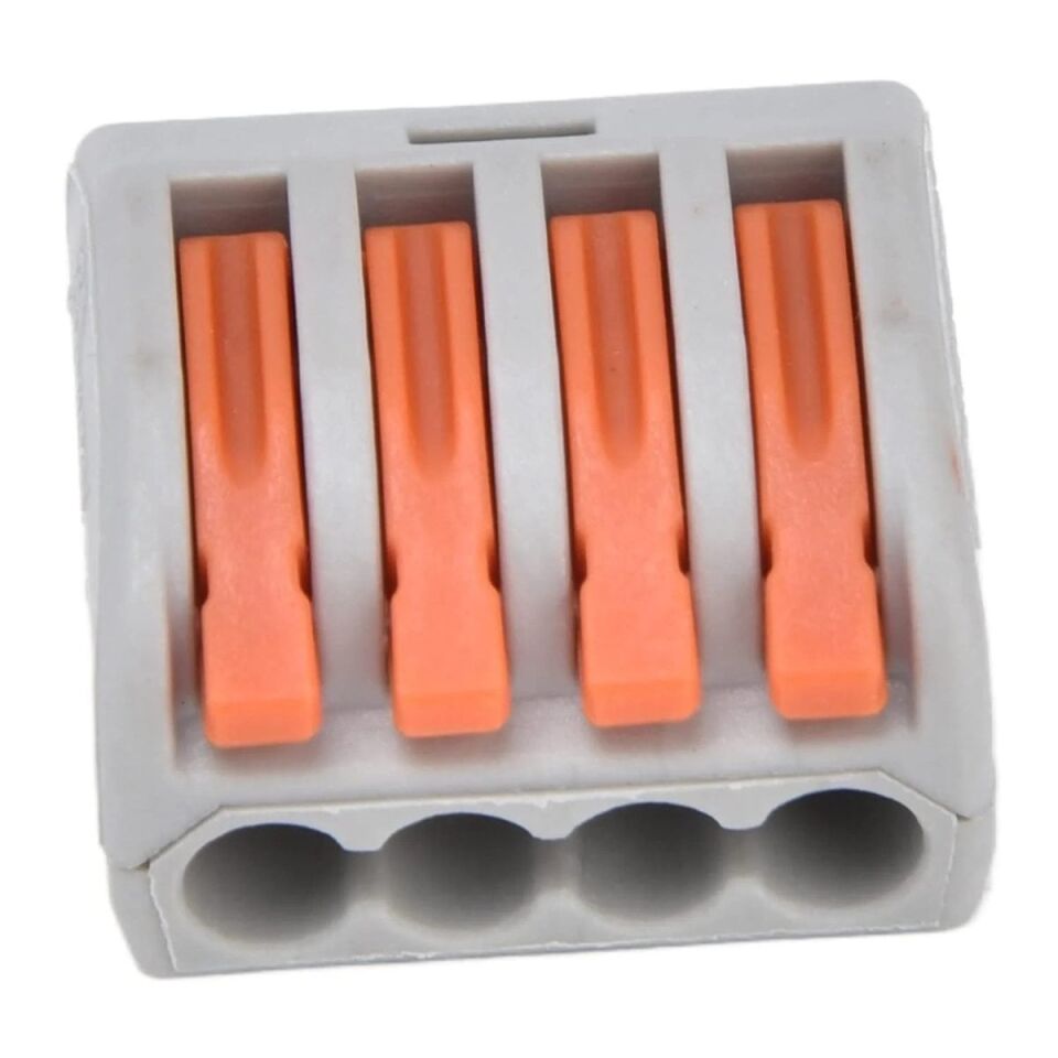 4-Pin Vidasız Tek Yönlü Klemens - 12-28AWG CH-214