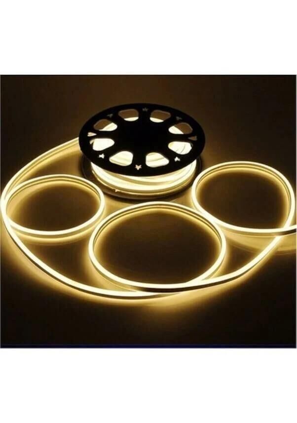 6x12mm Mavi Neon Led 50m Makara (2.5 cm'de Kesilebilir.)
