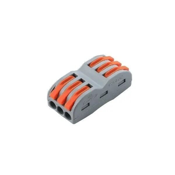 3 Giriş 3 Çıkış Vidasız Klemens - 12-28AWG CH-223