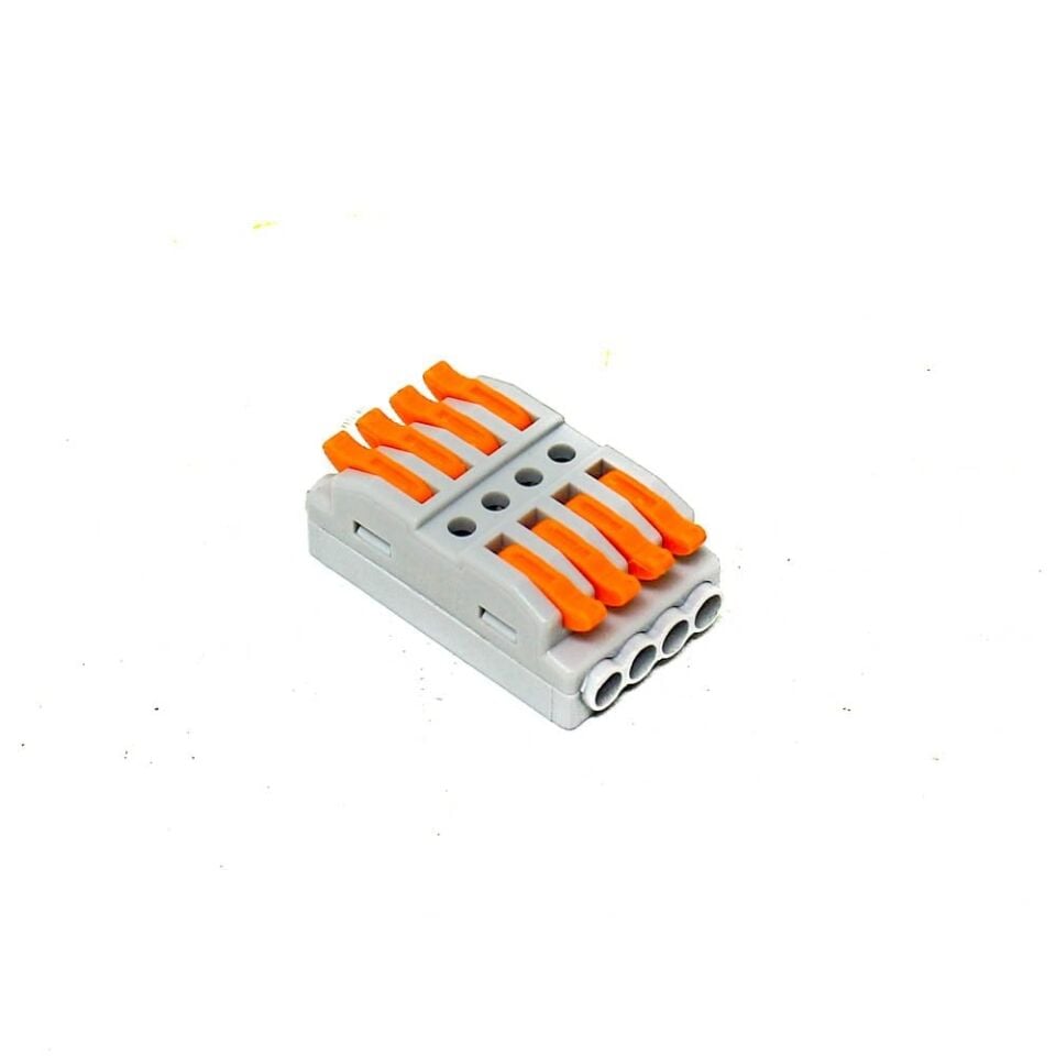 4 Giriş 4 Çıkış Vidasız Klemens - 12-28AWG CH-224