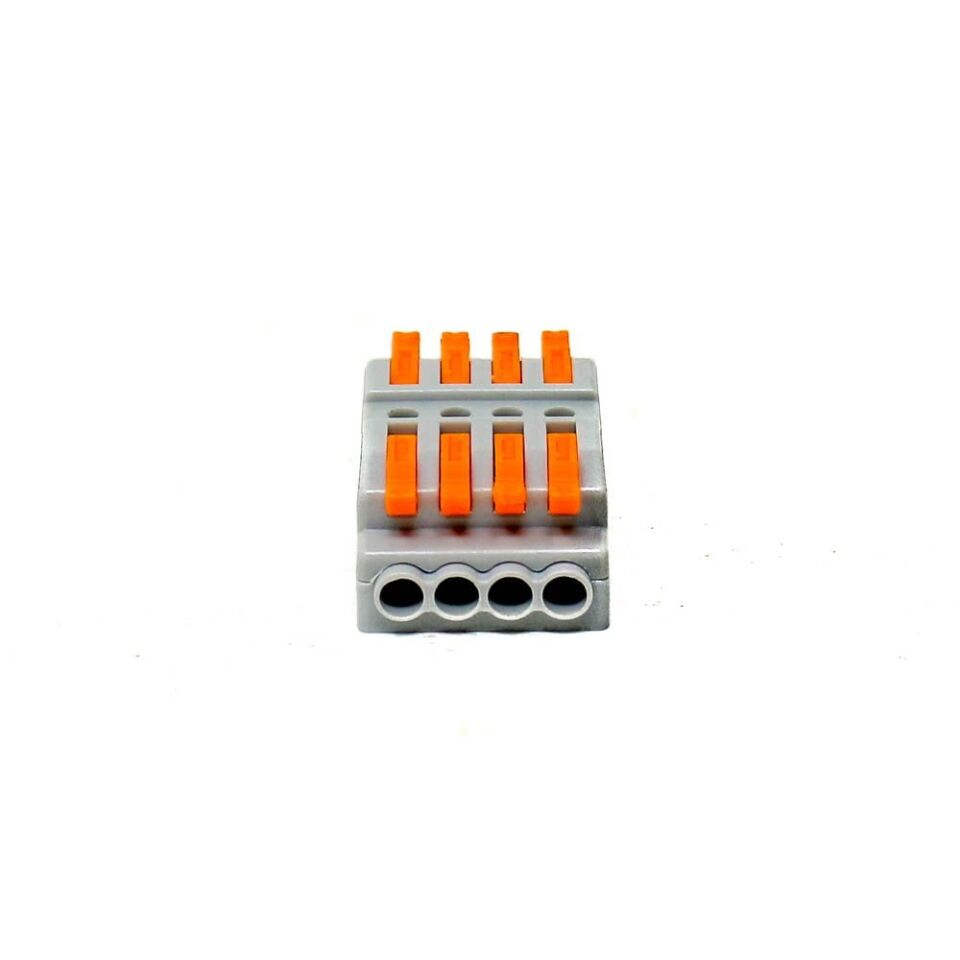 4 Giriş 4 Çıkış Vidasız Klemens - 12-28AWG CH-224