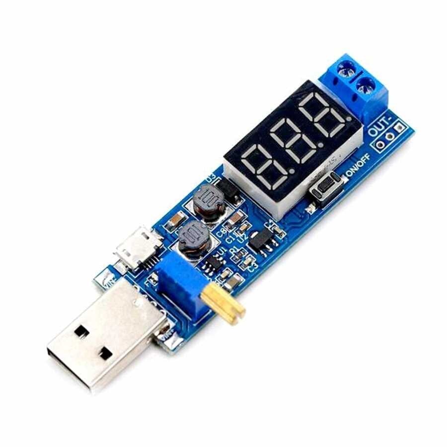 USB Voltaj Yükseltici Modül (5V 3.3V-24V)