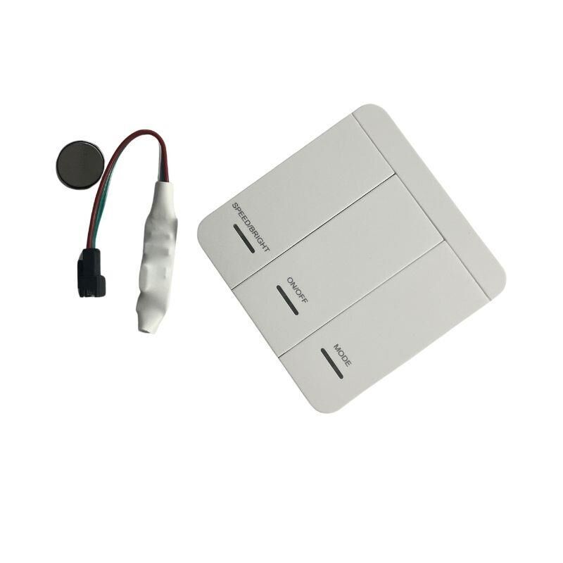 Anahtarlı Duvar Tipi Tek Renk Pixel Şerit Kontrol Devresi 12-24 Volt
