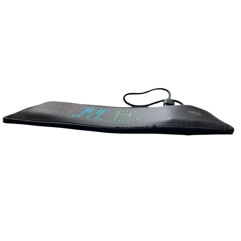Bluetooth Lu Telefon Kontrollü T-Shirt ve Çanta Ekranı- PT-1632 Flexible Matrix Led Ekran 5V 16*32 dots 170*70mm
