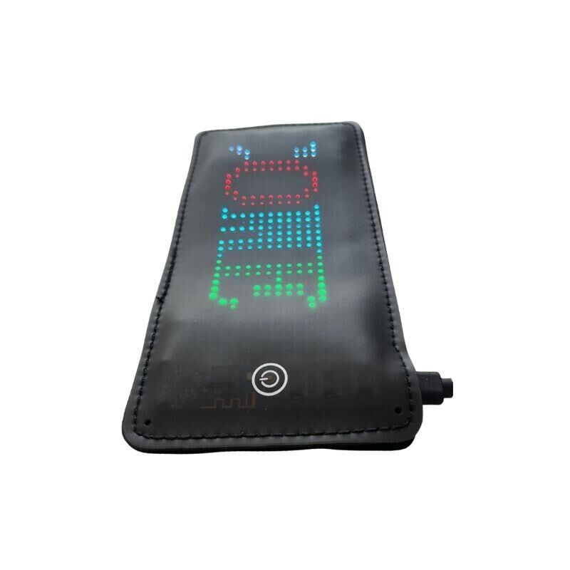 Bluetooth Lu Telefon Kontrollü T-Shirt ve Çanta Ekranı- PT-1632 Flexible Matrix Led Ekran 5V 16*32 dots 170*70mm