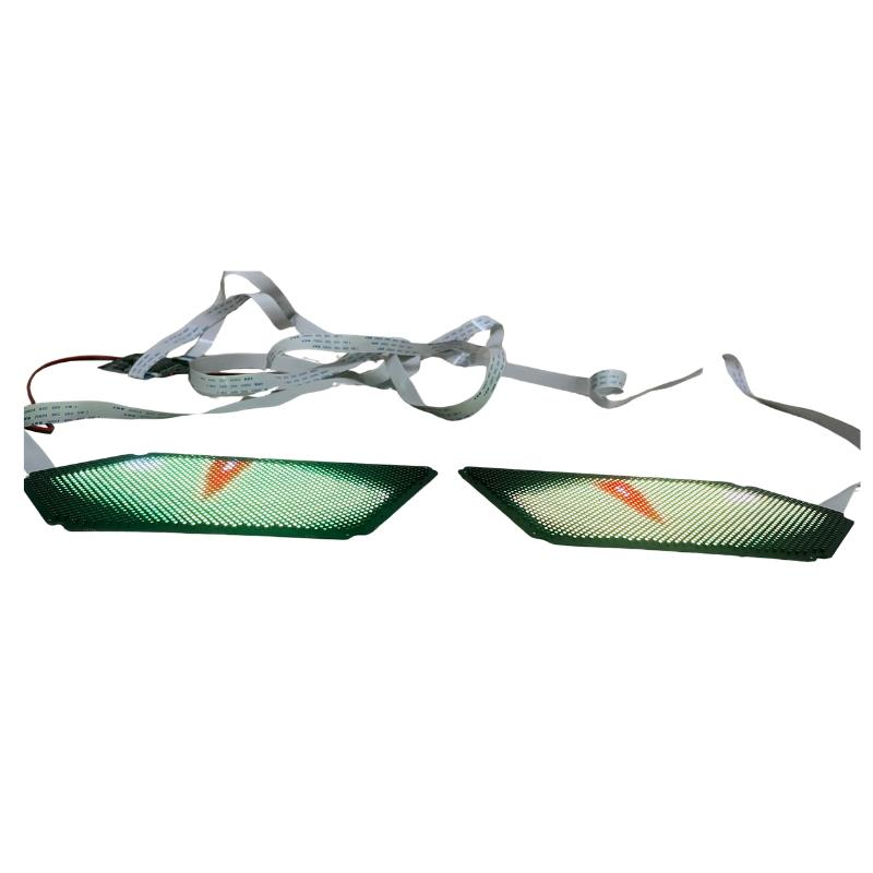 PB-6096 Araç Far Ledi Bluetooth Kontrollü Matrix Led ŞEYTAN GÖZ-DEVİL EYE 12V 1,5M KABLO 60*96 dots 110*75mm