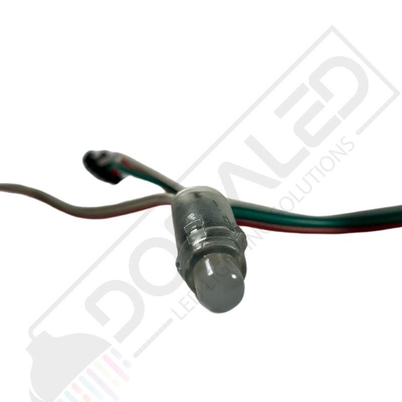 5V Adreslenebilir Pixel Point RGB Led 12mm (50 adet)