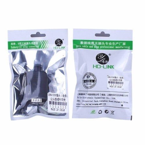 DE-9 DB9 RS232/485 9 Pin Erkek Vida Konnektör Dönüştürücü Kartı