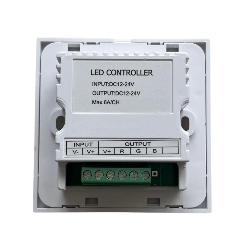 RGB Anahtarlı Duvar Tipi Display Göstergeli Panel Tipi Gömme Led Kontrol 5-24V