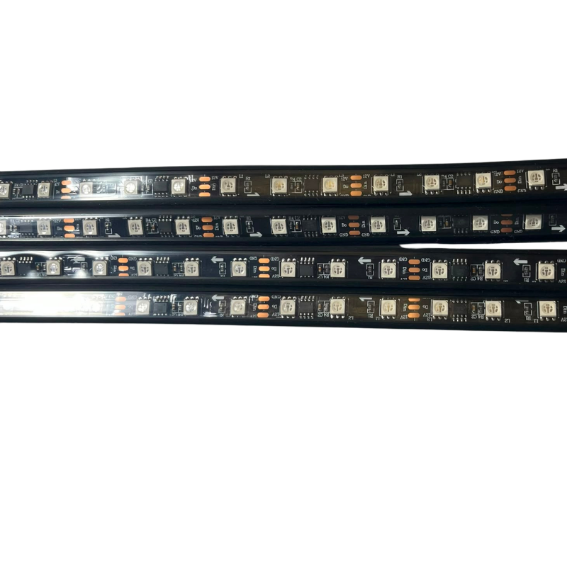 Araç Altı Pixel (KAYANLED) Led Aydınlatma Şerit Led 4'Lü Set  90*120cm APP Kontrollü İP68 Su Geçirmez