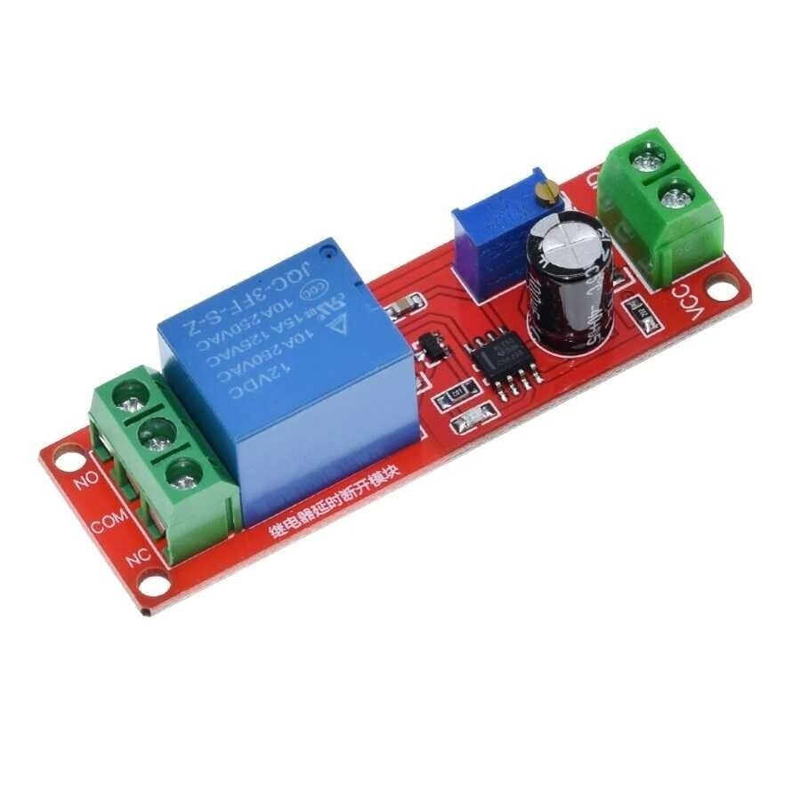 Zaman Gecikmeli Tekli Röle Kartı NE555 12V Zamanlayıcı