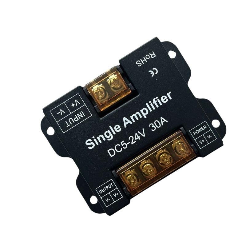 DİMMER-Tek Kanal Led Amplifier- Repeater Güçlendirici 12-24V 30A