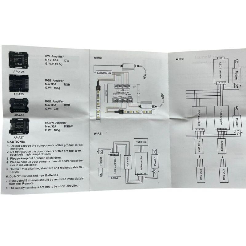 DİMMER-Tek Kanal Led Amplifier- Repeater Güçlendirici 12-24V 30A