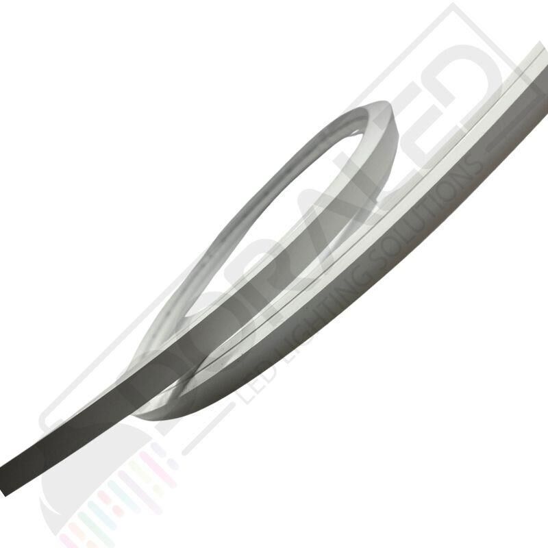 12x12mm 2700K Gün Işıgı 12 Volt 25 Metre Flat Mobilya Neon Led 2,5Cm de Bir kesilebilir - Mobilya Gömme Düz Neon 12V 25M