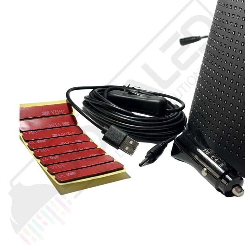 Bluetooth Lu Telefon Kontrollü S3264 Flexible Matrix Led Ekran 5V (360*200mm)