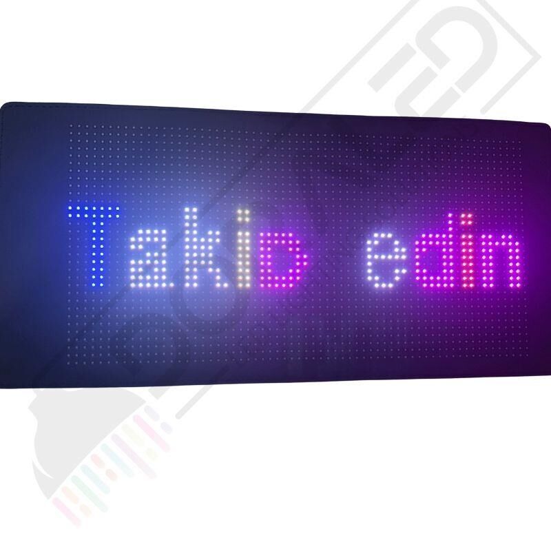 Bluetooth Lu Telefon Kontrollü S3264 Flexible Matrix Led Ekran 5V (360*200mm)