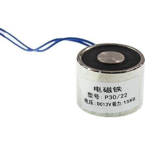 P30/22 12V Elektromıknatıs - 15kg Elektromıknatıs Tutucu