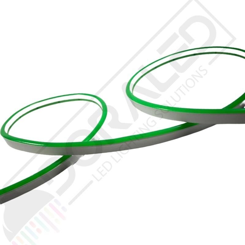 12 Volt 6x12mm Yeşil Esnek Neon Led 5 Metre (1 cm'de Kesilebilir.)