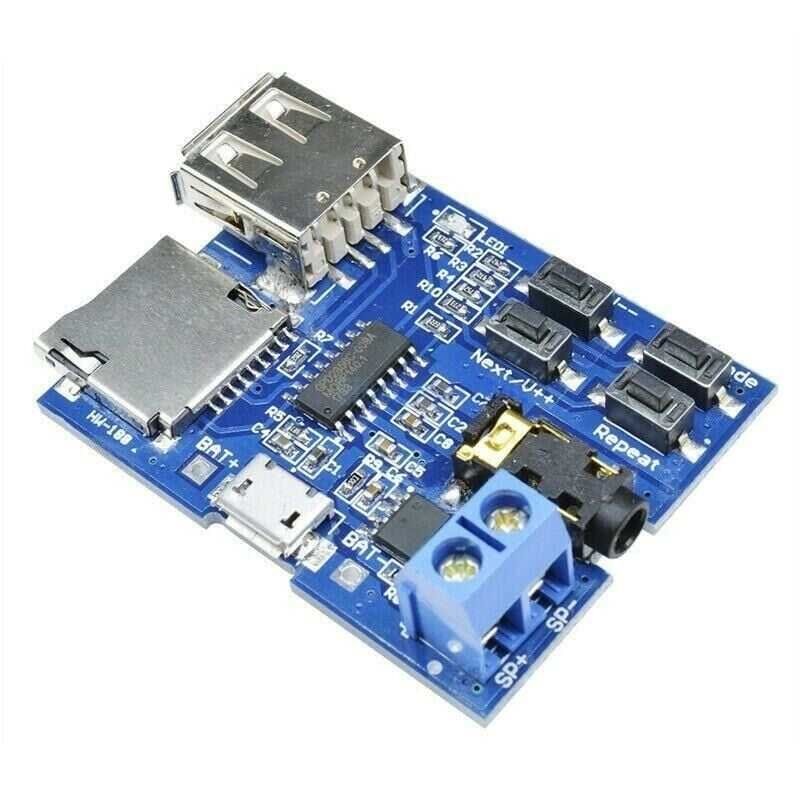 Amplifikatör Devre Mono 3W / MP3 Oynatıcı Devre